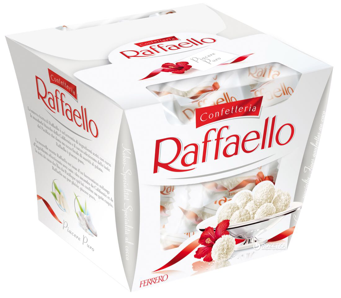 Цукерки Raffaello 150g