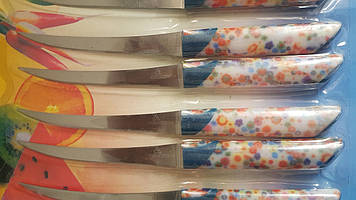 Ніж пилка зубчастий Tramontina, з візерунком на ручці