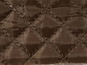 Підкладка нейлон на синтепоні "Паянка" колір коричневий квадрат 2х2