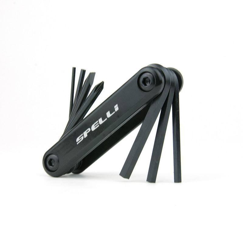 Мульти-ключ велосипедный Spelli SBT-267 черный - фото 4 - id-p650355548