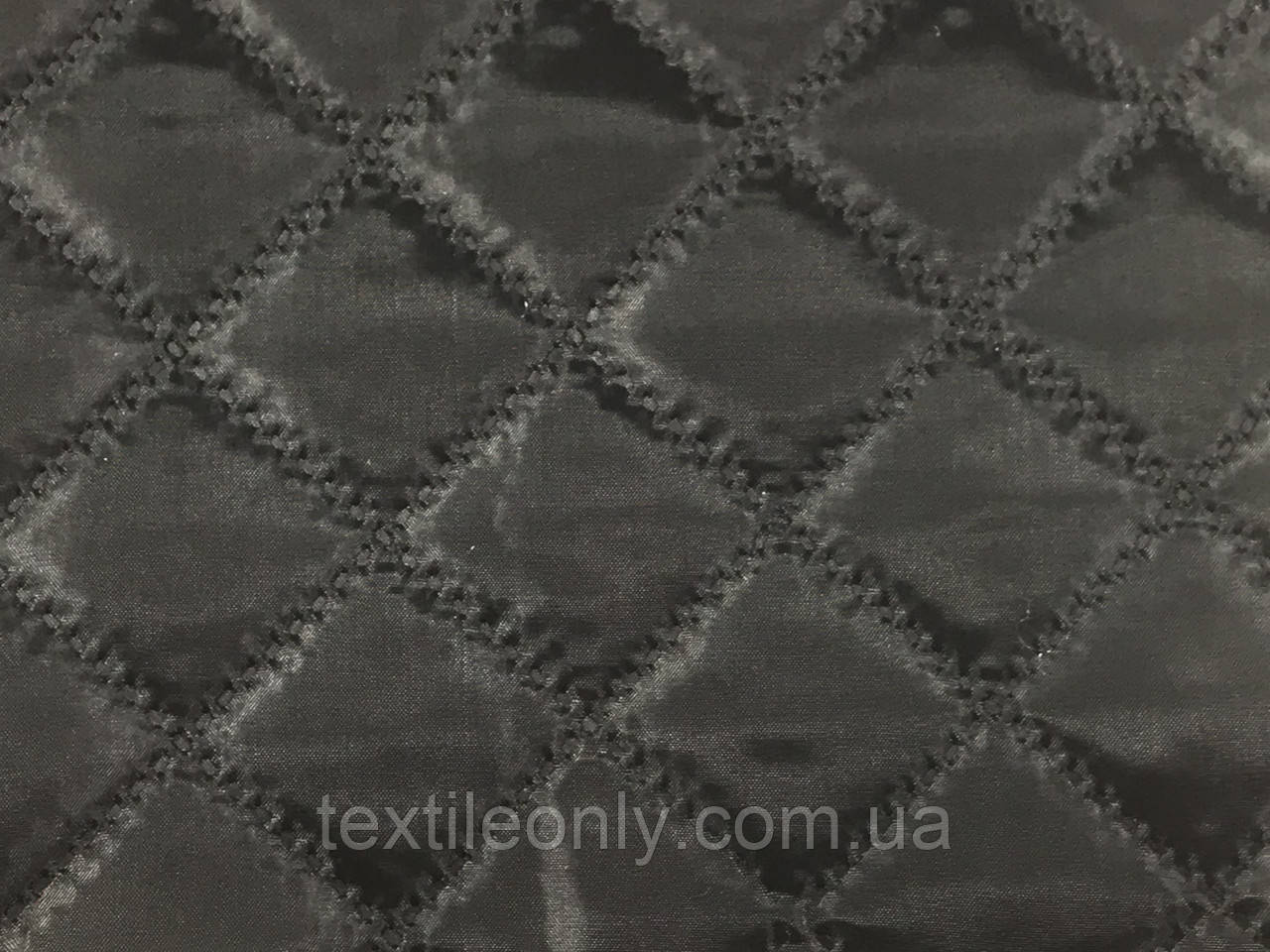 Підкладка нейлон на синтепоні Паянка колір чорний квадрат 2х2 см