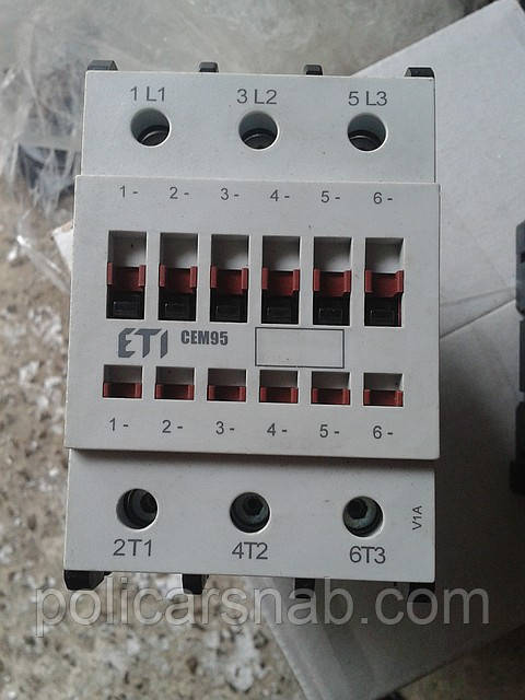 Контактор електромагнітний ETI CEM 95.00 230V AC 4651103