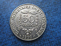 Монета 50 Фрутам КФА 1990 1991 1981 фауна риба 3 роки ціна за 1 монету