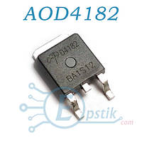 AOD4182, Mosfet транзистор N channel, 80V 53A, TO252