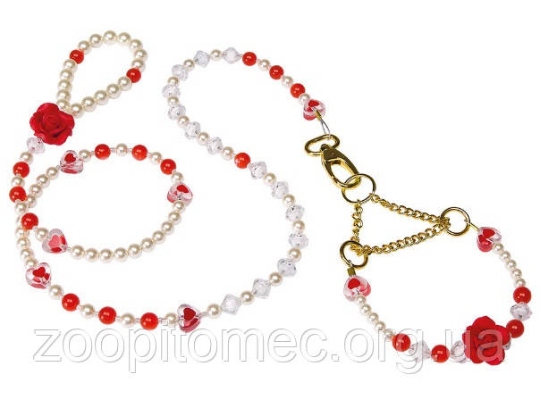 Поводок и ошейник PARURE RUBY.Ferplast
