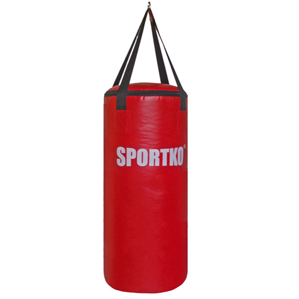 Боксерський мішок Sportko Боченя (висота — 75 см, діаметр — 29 см, вага — 15 кг).
