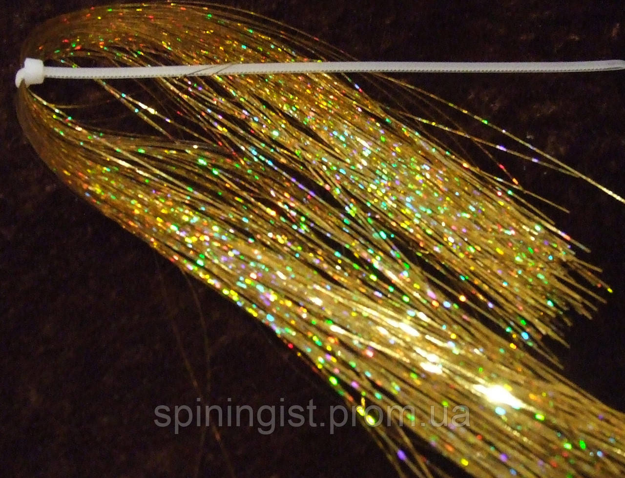 Блестящие волокна голографические HOLO FLASHABOU - золотистый - фото 1 - id-p650419566