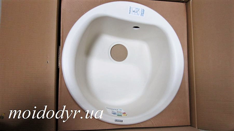 Гранітна кухонна, мийка Plados Atlantic LVT 510 (56 jasmin)