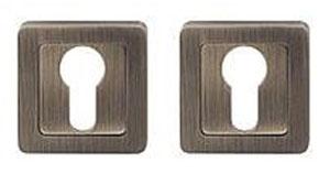 Накладка під циліндр Comit Moderno RY матова антична латунь 