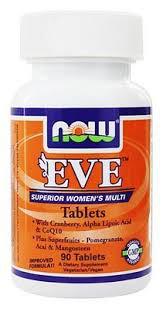 Вітаміни для жінок Eve Superior women's Multi, Now Foods, 90 капсул