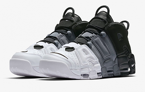 Підліткові кросівки Nike Air More Uptempo Tri-Color Black Grey White 921948-002