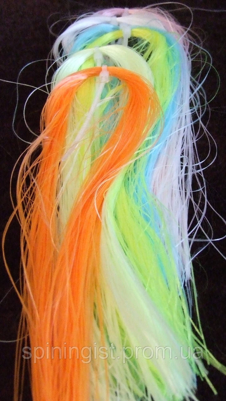 Люминесцентные синтетические волокна Luminous hair - светло-салатовый - фото 5 - id-p650443963