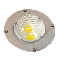 Линза светодиодного прожектора EcoPro EcoLight 30/60/90/120 Внешний вид линзы из каленого стекла, которая используется в прожекторах EcoPro украинского производителя EcoLight