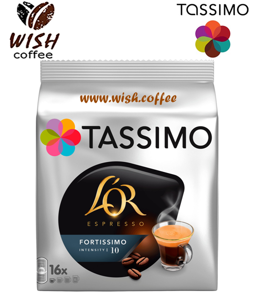 Кава в капсулах Тассимо - Tassimo l'or Fortissimo (16 порцій)