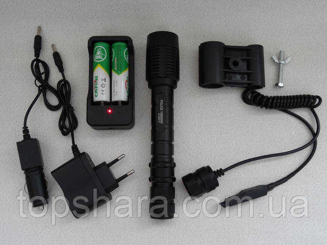 Фонарик ручной Bailong BL-Q2804 T6 POLICE 158000W, цена 908 грн — Prom ...