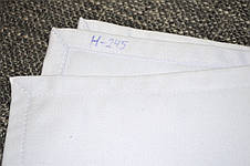 Скатертина 1,30*1,30 Біла з тканини Н-245 на стіл 0,80*0,80 Квадратна Щільна, фото 3
