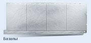 Цокольные панели Альта-Профиль Фасадная Плитка цвет: Базальт, Доломит, Оникс, Златолит, Травертин