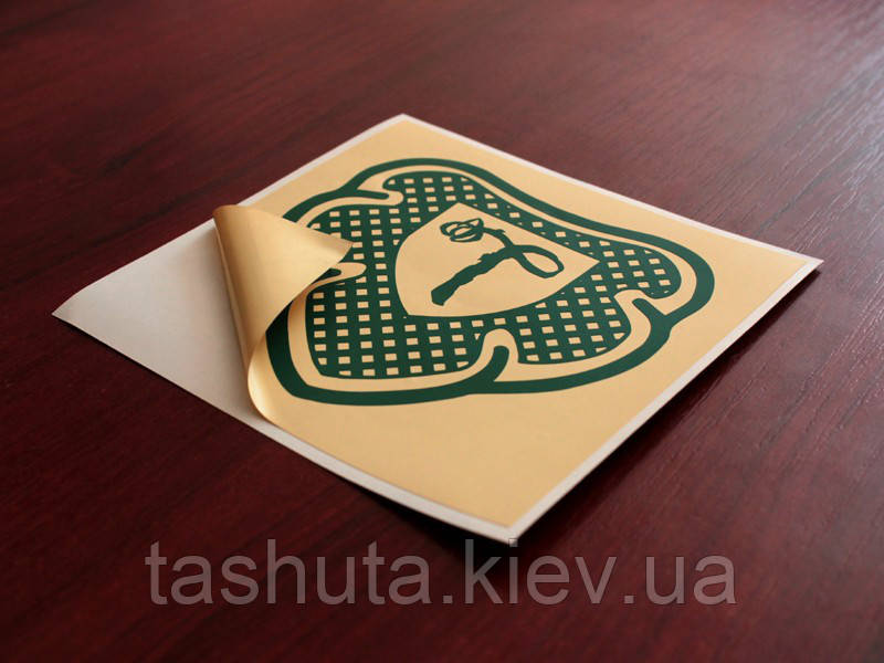 Наклейка, аплікація 1 шар +фон, ORACAL 641 серія (Нанесення плівки: Без прикатки на поверхню;  Висота