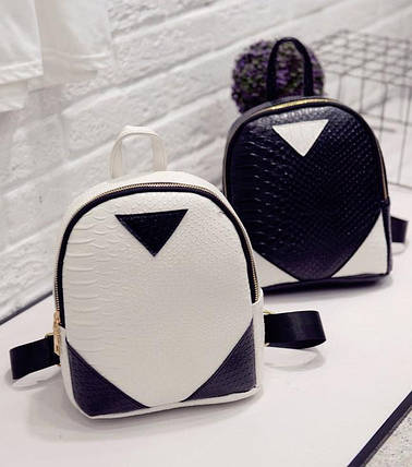 Рюкзак міський міні під крокодил, фото 1