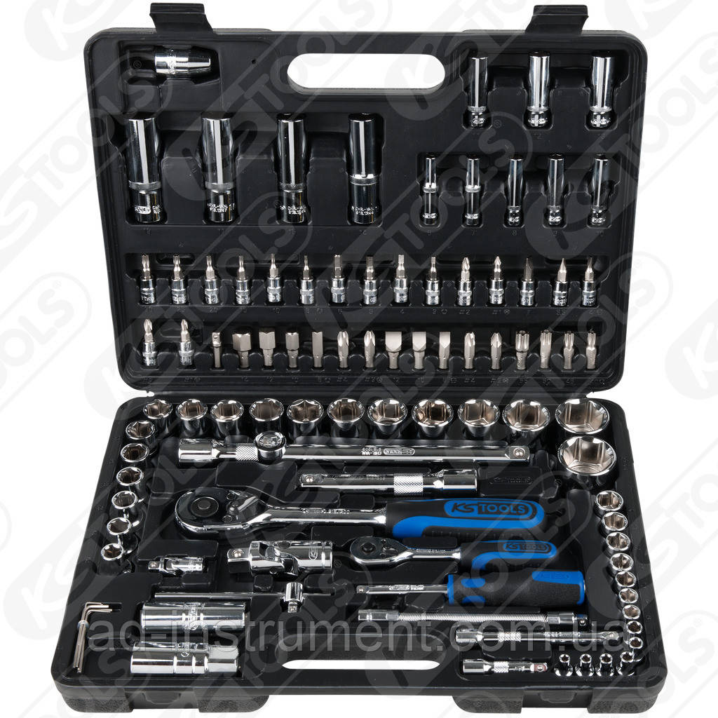 Набір інструмента під 1/4" + 1/2", 96 одиниць, KS Tools