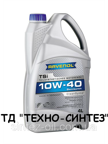 Масло моторное 10W-40 TSi Ravenol (4л) - фото 1 - id-p38579166