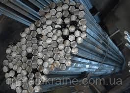 Шестигранник нержавіючий 17 мм AISI 304, фото 1