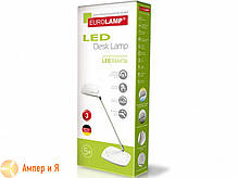 Світильник світлодіодний настільний у класичному стилі 5 W 3000-6500 K білий EUROLAMP LED, фото 2