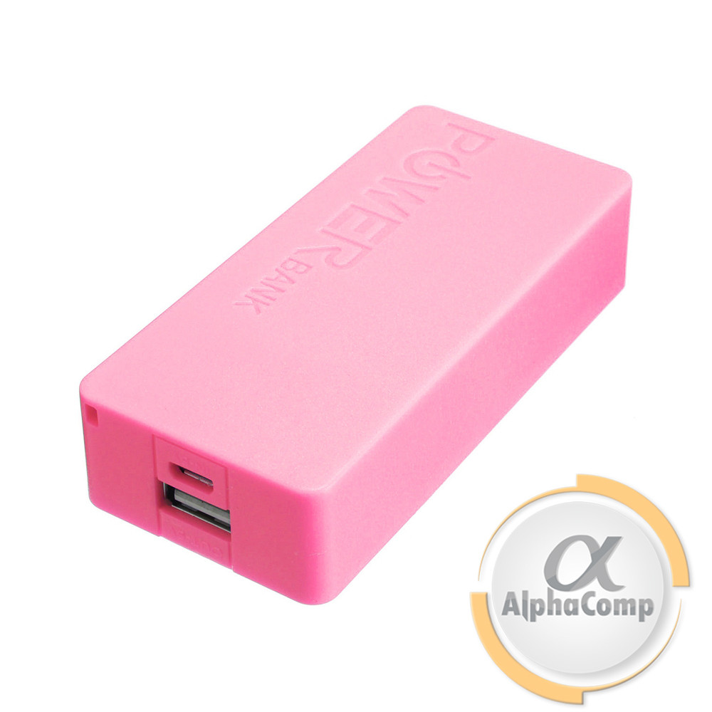 Корпус Power BANK (без АКБ, 2×18650) pink пластик, NNSt