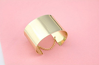 Модный браслет в европейском стиле, браслет-наручник, цвет - золото