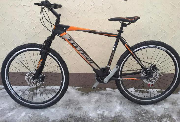 Горный Велосипед TOTEM MTB Thought 26" 13" Черный/Оранжевый — Купить ...
