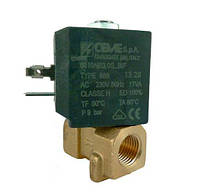 Клапан 1/4" 3мм, нормально-закрытый, 6610 NBR 230V 50 Hz, электромагнитный соленоидный, CEME, Италия