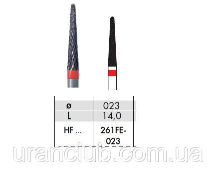 HF261FE-023 Фреза твердосплавна зуботехнічна