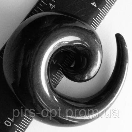 Розширювач спіраль під тунелі на 18 мм (акрил).(ціна за 1 шт.) Для пірсингу вух., фото 2