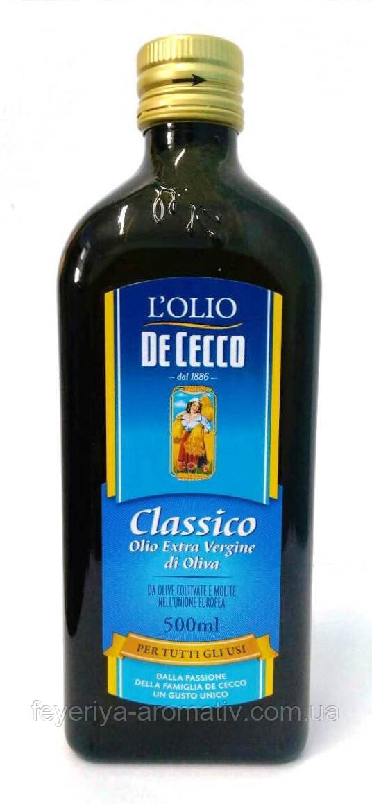 Оливковое масло De Cecco Classico Extra Virgin 500ml (Италия) - фото 1 - id-p650686083