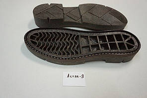 Підошва взуття жіноча Астра-9 коричнева р. 36,38,41, фото 3