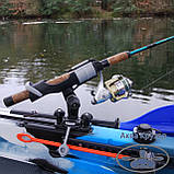 Комплект FASTen (Борика) HTf213 Тримач вудилища з набором для установки на С-подібний профіль (Ht213+FFr222), фото 3