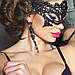 Ажурна мереживна маска Black, фото 2