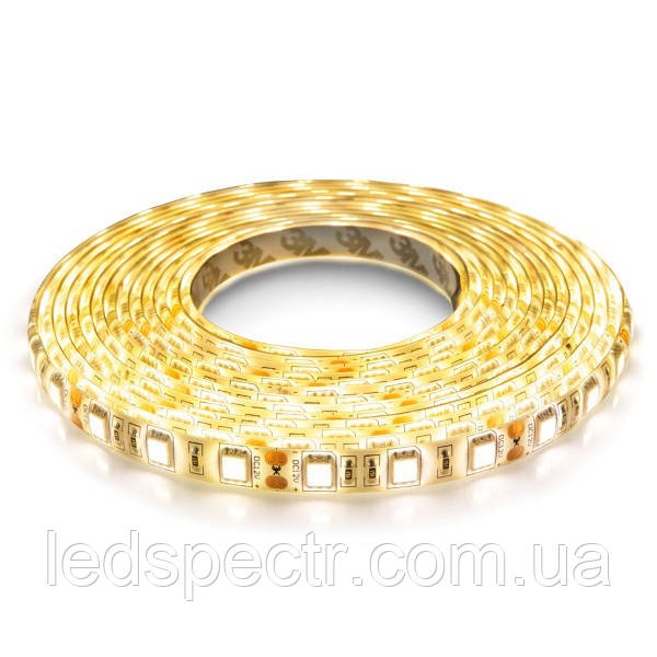 Світлодіодна стрічка LED Biom 5050-60 IP65 теплий білий, герметична, 1 м