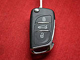 Citroen викидний ключ нового зразка на 3 кнопки 434Mhz id46 0536, фото 2