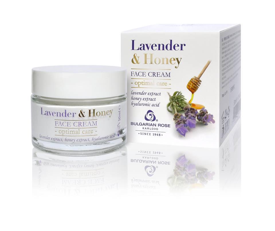 Крем для обличчя Lavender & Honey від Bulgarian Rose 50 мл