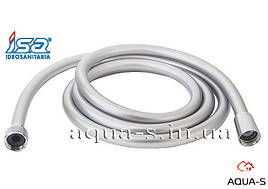 Шланг для душу ISA Metalflex 1/2"x2000 мм матовий хром (латунні гайки) Італія 62300200CRO01