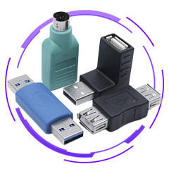USB перехідники, з'єднувачі , адаптери (2.0, 3.0, Type C)
