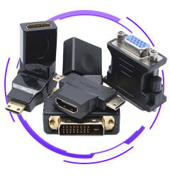 Перехідники HDMI, DVI, VGA, COM RS-232