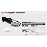 Тріскачка пневматична 3/8" 41N/m 360об/хв mini Toptul KAAE1202 (Тайвань), фото 3