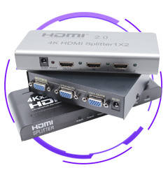 Splitter HDMI, DVI, VGA, Optical