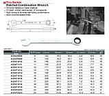 Ключ комбінований з тріскачкою 22мм Toptul AOAA2222 (новий артикул AOAF2222) (Тайвань), фото 5