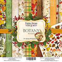 Набор бумаги "Botany autumn" 30,5 х 30,5 см. 10 листов