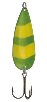 Блешня Wizard колебалка Pike 5 - 30g срібло жовто-зелена