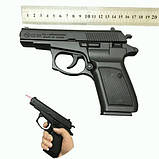 Запальничка у вигляді пістолета "Браунінг" Браунінг в кобурі № 33124 метал+пластик ЧОРНИЙ SKU0000942, фото 3