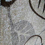 Килим Daffi коричневий "листя" 1.60×2.30 м., фото 2